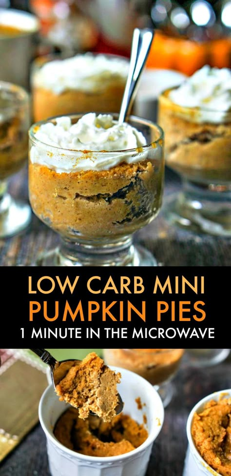 Microwave Pumpkin, Keto Pumpkin Recipes, Mini Pumpkin Pie, Low Carb Pumpkin Recipes, Low Carb Pumpkin Pie, Pumpkin Snack, Cookies Pumpkin, Keto Mug, Keto Pumpkin Pie