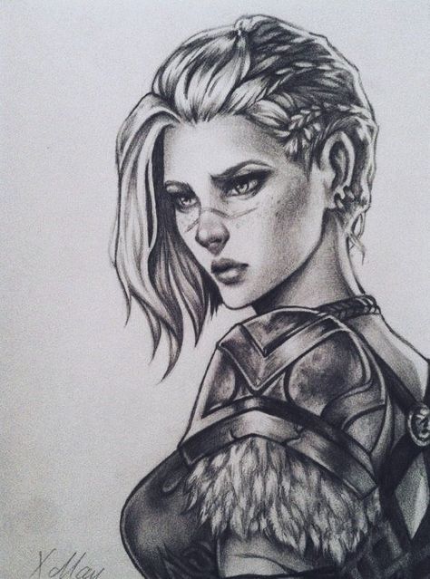 ✘ Mᴀʏ ᴏғ ᴛʜᴇ Aʙʏss on Twitter: "Domingo de dibujo. ( Sejuani Tradicional )… " Viking Hairstyle, Female Viking, Hairstyle Drawing, Pencil Drawing, Character Ideas, League Of Legends, Character Inspiration, Drawing Ideas, Vikings