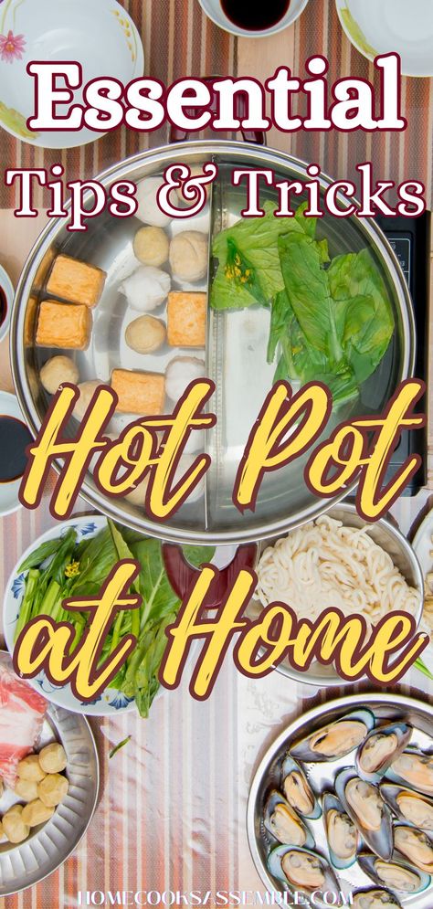 Hot Pot at Home Asian Hot Pot Recipe, Hot Pot At Home, Beef Stew Meat Recipes, Hot Pot Recipe, Cooking Chinese Food, Beef Tips And Gravy, Crockpot Recipes Beef Stew, Stew Meat Recipes, Cooked Cabbage