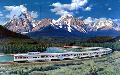 Canadian Pacific Railways Dome Cars Canadian Pacific Railway, Train Theme, Rare Historical Photos, Southern Railways, Canadian Travel, Railway Posters, American Continent, Train Art, O Canada