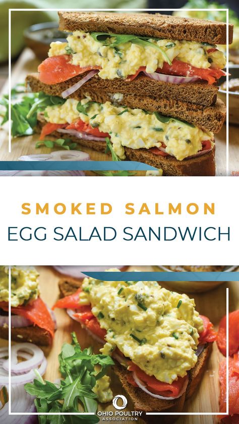 Salmon Egg Salad, Salmon Egg Sandwich, Smoked Salmon Egg Sandwich, Smoked Salmon Egg Salad, Smoked Salmon And Eggs Breakfast, Eggs Smoked Salmon Breakfast, Smoked Salmon Sandwich, Smoked Salmon And Eggs, Smoked Salmon Salad