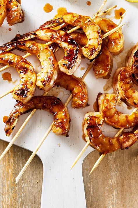 Memorial Day Appetizers, Healthy Super Bowl Recipes, Healthy Super Bowl, Glazed Shrimp, Chili Honey, Super Bowl Food Easy, Honey Garlic Shrimp, Super Bowl Food Healthy, Super Bowl Recipes