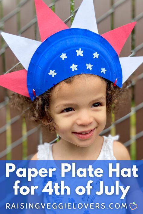 Paper Plate Hats, Fourth Of July Crafts For Kids, Cooking Projects, Patriotic Kids, Scratch Book, Flag Crafts, Patriotic Hats, 4th July Crafts, Travel 2024