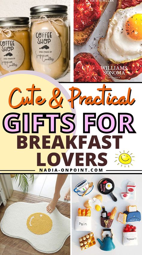 Trendy Gift Guides and Ideas! Here are some of the best gifts for breakfast lovers. Make sure you have the best breakfast lovers gift basket. From breakfast in bed to breakfast for meat lovers, here you will only find the best gifts for breakfast lovers. #breakfast #gifts #giftguide #giftideas Breakfast In Bed Gift Basket, Breakfast Basket Gift Ideas, Breakfast Basket Ideas, Breakfast Gift Basket Ideas, Cream Dinner Recipes, Snapchat Breakfast, Food Cravings Dinner, Pancakes Gift, Breakfast Gift Basket