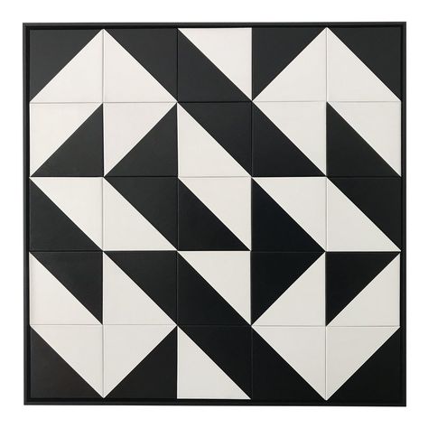 Tile Design Pattern, Black And White Quilts, Floor Tile Design, Abstract Geometric Art, Floor Patterns, Tile Patterns, Geometric Art, Tile Design, 인테리어 디자인