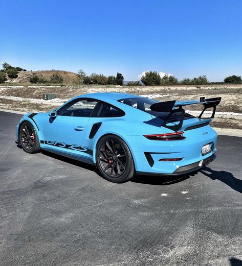 Porsche Gt3 Rs, 991 Gt3, Porsche Gt, Porsche Gt3, Gt Cars, Gt3 Rs, Blue Car, Dream Garage, Super Cars