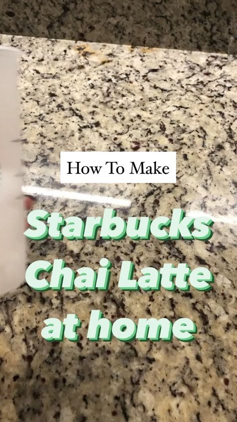 foodiezoolee on Instagram: How to make Starbucks Chai Tea Latte at home. The link to this reusable cup is in my bio 😉 #chai ##chaitea #chaitealatte #coffeelovers… Chai Starbucks, Chai Tea Latte At Home, Starbucks Chai Tea, Chai Latte Starbucks, Starbucks Chai, Chai Tea Latte Starbucks, Latte At Home, Chai Tea Latte, Tea Latte