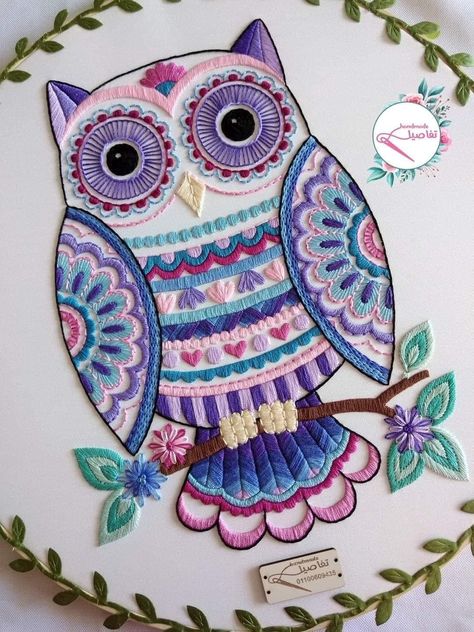 Animal Hand Embroidery Designs, Overcasting Stitch Embroidery Designs, Hand Embroidery Designs Free, Garden Design Plans Drawing, Emboridary Designs, Gardener Quotes, Garden Drawings, House Garden Design, Embroidery Owl