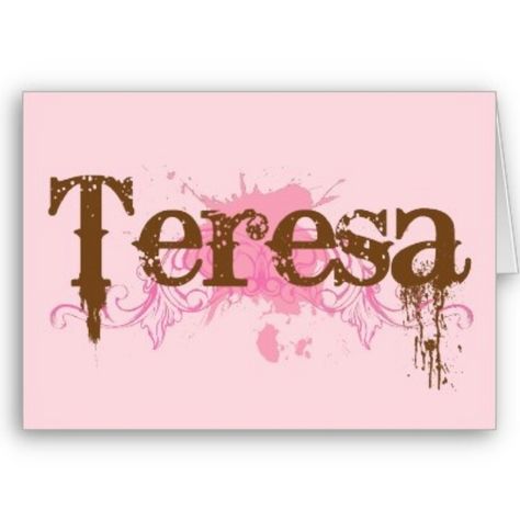 . Tabitha Aesthetic, Teresa Name, Life In Pieces, 4 Sisters, Best Gifts For Women, Tattoo Name, Name Inspiration, Gift Ideas For Women, Best Gift Ideas