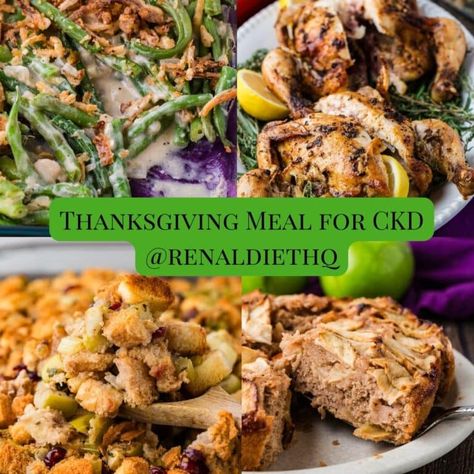 Kidney Friendly Thanksgiving Dinner - Renal Diet HQ Renal Diet Side Dishes, Ckd Recipes Renal Diet, Renal Diet Recipes Meals Dinners, Kidney Friendly Recipes, Cranberry Stuffing, Ckd Recipes, Kidney Healthy Foods, Kidney Diet Recipes, Kidney Friendly Recipes Renal Diet