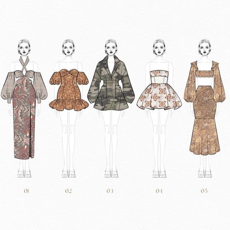 Amiko Simonetti | Originally, this collection was meant for August. The challenge was to create designs in colors and patterns that could fit both summer and… | Instagram Be More Intentional, Beach Crafts Diy, Progress Over Perfection, Digital Fashion Illustration, Fashion Vector, Fashion Figure Drawing, Fashion Design Patterns, Flat Sketches, Fashion Design Sketchbook