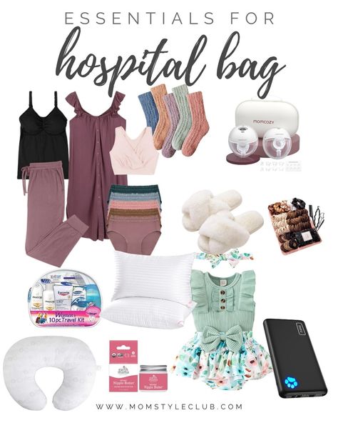 Hospital Bag For Mom, Mommy Hospital Bag, Hospital Bag For Mom To Be, Baby Staff, Hospital Bag Essentials, Hospital Bag Checklist, Baby Checklist, Mom Bags, Mommy Bag