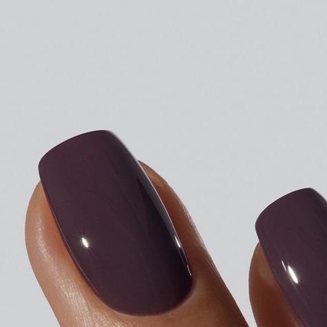 GELCARE® on Instagram: "A dark greyish-mauve. Shade is LONDON FOG. ⠀⠀⠀⠀⠀⠀⠀⠀⠀ Launching September 10th at 11AM EST." Dark Mauve Nails Design, Mauve Grey Nails, Grey Mauve Nails, Mauve Brown Nails, Dark Purple Gel Nails, Mauve Gel Nails, Dark Mauve Nails, Mauve Fall Nails, Mauve Nails Design