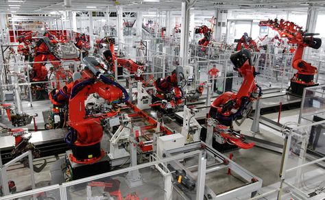 Deft Robots Is Changing Global Industry Tesla Factory, Line Video, Industrial Robots, Assembly Line, Ny Times, Electric Cars, Tesla, Microsoft, Fun Facts