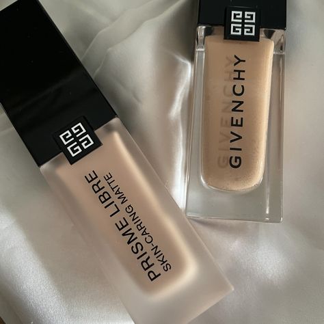 A review of the new Givenchy Prism Libre Skin Caring Matte Foundation #foundation #givenchy #makeup #newmakeup #beautyblog #blogger Luxury Makeup Products, Givenchy Makeup, Givenchy Setting Powder, Givenchy Foundation, Givenchy Prisme Libre Foundation, Givenchy Highlighter, Givenchy Prisme Libre Concealer, Givenchy Cosmetics, Bb Cream Foundation