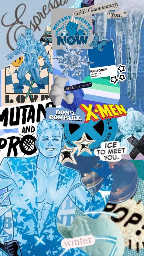 X- Men Homem de Gelo #xmen #iceman #gay Iceman Wallpaper, Xmen Iceman, Iceman Xmen, Dont Compare, Xmen, Make A Wish, Marvel Superheroes, X Men, Connect With People