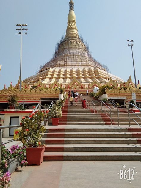 Global vipaasana pagoda Mumbai, Eiffel Tower, Tower, India