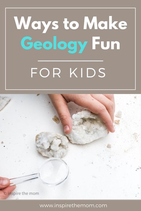 Are you planning a unit on rocks or geology? Here are a few, creative and practical ways to make geology fun for kids! #geology #fun #for #kids #rocks #volcanos #experiments #ideas #projects #plan #organize #unit #study #nature #homeschool #home #school #classroom Geology Homeschool Unit, Geology Science Experiments, Geology Art Projects, Geology Experiments, Rock Activities For Kids, Geology Homeschool, Geology For Kids, Fossil Ideas, Geology Activities