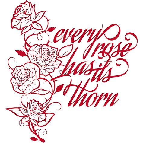 Every Rose Has Its Thorn Tattoo, Arcana Chronicles, Practice Tattoos, Every Rose Has Its Thorn, Thorn Tattoo, Rosé Back, Rose Thorns, Skull Pictures, Svg Ideas