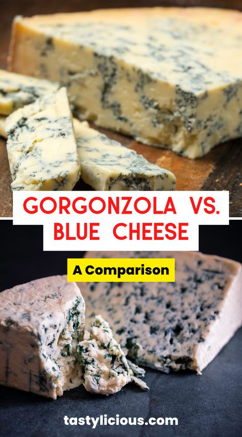 gorgonzola vs blue cheese taste | gorgonzola vs blue cheese vs roquefort | gorgonzola vs blue cheese difference | keto dinner recipes | healthy lunch ideas | dinner ideas | breakfast ideas | easy healthy dinner recipes Recipes With Gorgonzola Cheese, Gorgonzola Cheese Recipes, Breakfast Ideas Easy Healthy, Blue Cheese Tart, Gorgonzola Recipes, Blue Cheese Butter, Breakfast Ideas Easy, Type Of Cheese, Salad Topping