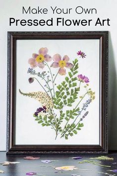 Pressed Flower Art Picture Frames, Dried Flower Crafts, Dried Flowers Crafts, Pressed Flowers Frame, Pressed Flowers Diy, Pressing Flowers, Drying Flowers, Dried Flowers Diy, Flower Picture Frames