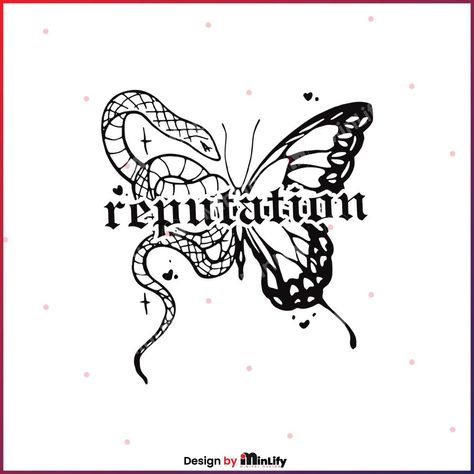 Taylor Tattoo, Vintage Taylor Swift, Swift Tattoo, Taylor Swift Svg, Taylor Swift Tattoo, Taylor Swift Reputation, Taylor Swift Party, Butterfly Svg, Estilo Taylor Swift