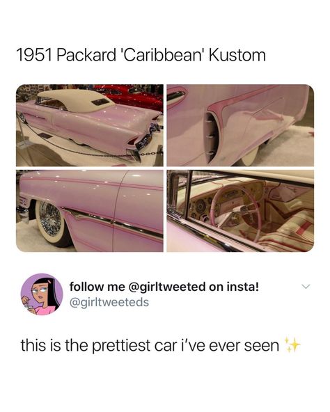 girl posts • memes • tweets on Instagram: “it’s the perfect shade of pink 😌 (@girltweeted)” Car Drives, Cars Drive, Car Deco, Old Vintage Cars, Shade Of Pink, Girly Car, Car Cleaning Hacks, Cute Car Accessories, Pink Car