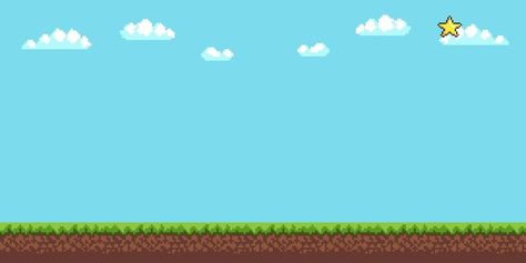 Mario Background, Background Pixel, Video Game Backgrounds, Quotes Background, Game Background, Quote Backgrounds, Animation Background, Design Graphics, First Game