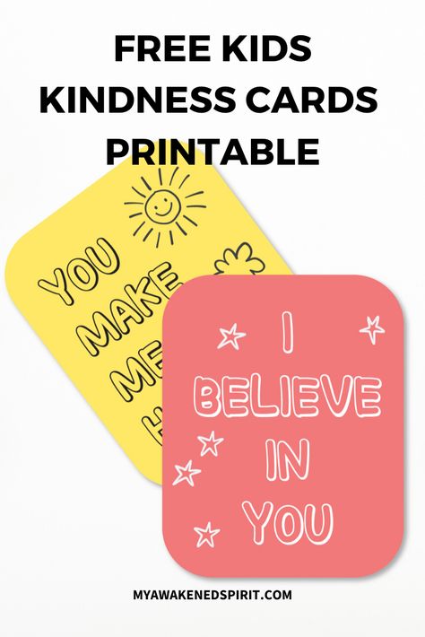 Kindness Confetti Free Printable, Kindness Cards For Kids, Kindness Confetti, Kindness Like Confetti, Friendship Lessons, Kindness Cards, Seasonal Printables, Nurses Office, Confetti Cards