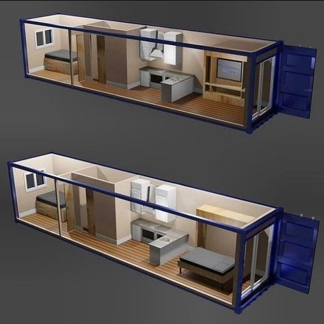 Shipping Container Home Designs, Shipping Container House Plans, Building A Container Home, Container Architecture, Room Ideas Aesthetic, Container House Plans, Casa Container, Shipping Container House, Container Design