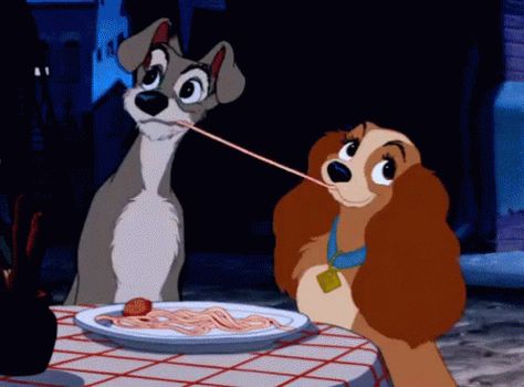 Amor GIF - Love Dog Spaghetti - Discover & Share GIFs Disney Kiss, Disney Amor, Disney Gifs, Animation Disney, Disney Gif, Film Disney, Art Disney, Disney Favorites, Disney Couples