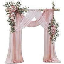 Wedding Ceremony Arbor, Drapes For Wedding, Ceremony Arbor, Arch Draping, Flower Swag, Expensive Flowers, Fabric Drape, Reception Backdrop, Wedding Reception Backdrop