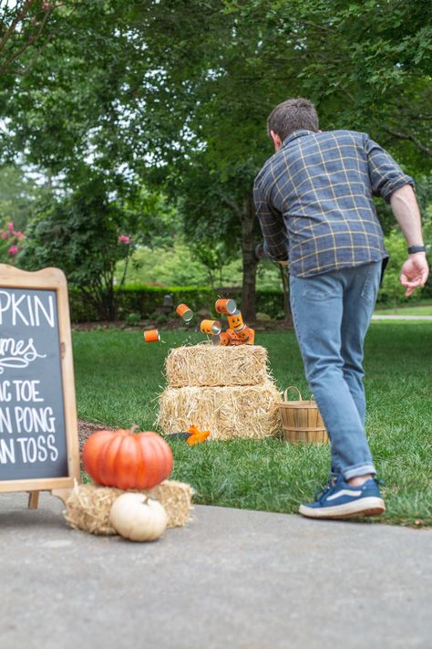 21 fun DIY Thanksgiving games and activities for all ages | CNN Outdoor Halloween Party Games, Crow Party, Games For The Holidays, Fall Prek, Halloween Games Activities, Halloween Forest, Pumpkin Games, Harvest Festival Ideas, Polymer Clay Mushroom