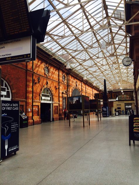 Nottingham train station Nottingham Station, My Town, Railway Station, Nottingham, Train Station, Train, Architecture, Building, Travel