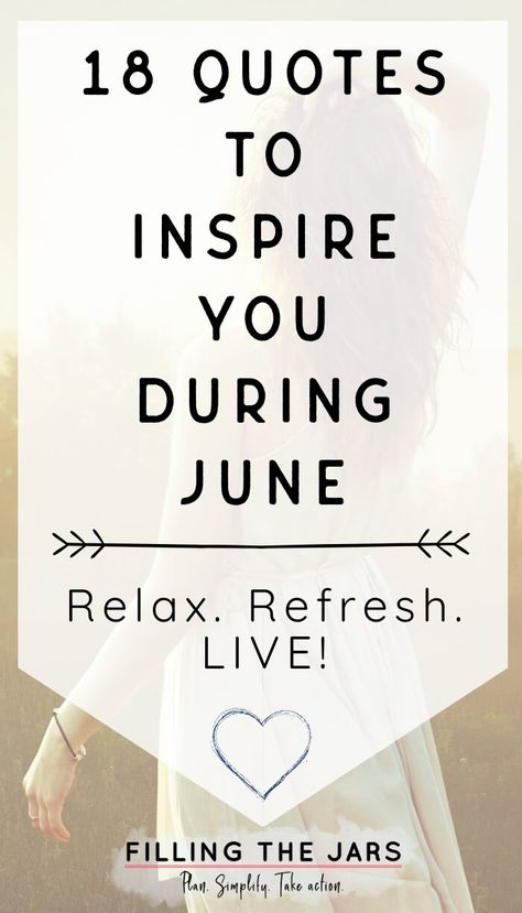 Use these 18 June quotes to bring more appreciation - and maybe more fun - into your life this month. Get inspired to make the most of every day. #motivationalquotes #summer #quotes June Month Quotes Inspirational, June Motivation Quotes, Happy June Quotes, June Quotes Month Of, Summer Inspirational Quotes, June Quotes Month, June Sayings, June Quotes Inspirational, June 1st Quotes