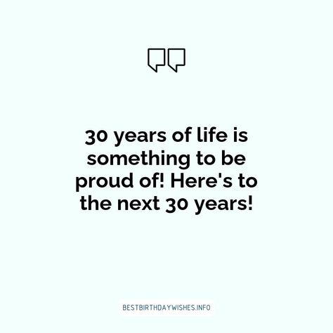 Turning 30 is a milestone birthday, and what better way to commemorate the occasion with some inspiring words? Whether you’re looking for a funny or h... | # #BirthdayWishes Check more at https://www.ehindijokes.com/30th-birthday-wishes-inspiring-quotes/ 30th Birthday Quotes Turning 30, Turning 30 Quotes, 30th Birthday Quotes, 30th Birthday Wishes, Grateful Quotes, Turning 30, Inspiring Words, Milestone Birthday, 2024 Vision