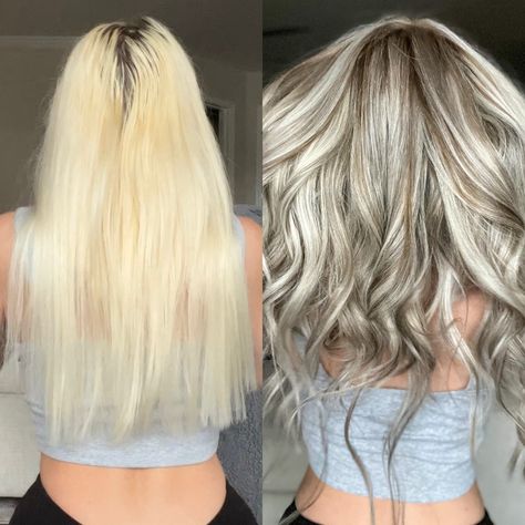 Low Lites In Blonde Hair, Bleach To Natural Blonde, Blonde Without Bleaching, Low Lights On Bleached Hair, Low Lights Balayage Blonde, Low Lights In Bleach Blonde Hair, Bleach Blonde To Natural Blonde, Bleach Blonde With Lowlights, From Bleach Blonde To Natural