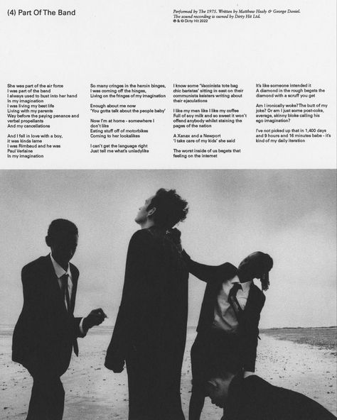 The 1975 Happiness, Funny In A Foreign Language, The 1975 Poster, 1975 Poster, Band Lyrics, Matthew Healy, Photobook Design, George Daniel, Have Faith In Yourself