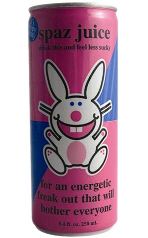 I do believe I need some of this...or maybe I have...had some of this. LOL Happy Bunny Quotes, Bunny Quotes, Cute Store, Happy Bunny, Rage Comics, Nerd Girl, Funny Bunnies, Energy Drink, Grumpy Cat