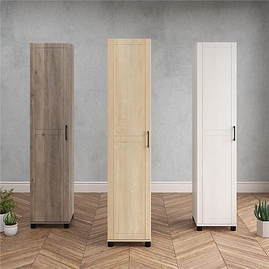 Laundry Room Decor Ideas, Laundry Room Storage Shelves, Utility Storage Cabinet, Tall Bathroom Storage Cabinet, Tall Bathroom Storage, Small Storage Cabinet, Tool Storage Cabinets, Utility Closet, Room Storage Diy