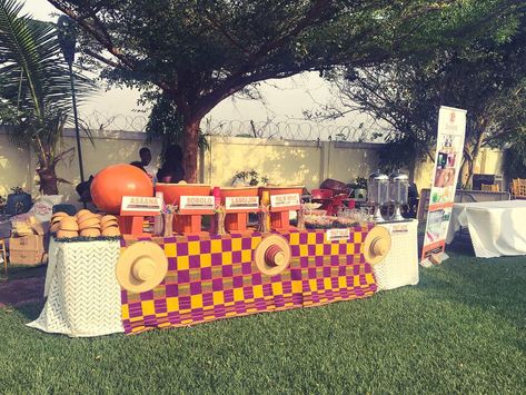 Local drink setup Local Bar Set Up In Ghana, Local Drinks Set Up In Ghana, Local Drinks, Wedding Foods, Bar Business, Ghana Wedding, Diy Water Fountain, Diy Artwork, Drink Local