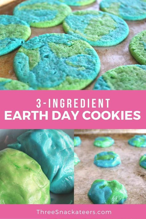 Days Of Creation Vbs Decorations, Earth Day Snacks For Kids, Creation Themed Snacks, Earth Day Food Ideas For Kids, Earth Day Snacks For Preschool, Earth Day Popcorn, Earth Day Party Ideas, Earth Day Sugar Cookies, Earth Day Snack Ideas For Kids