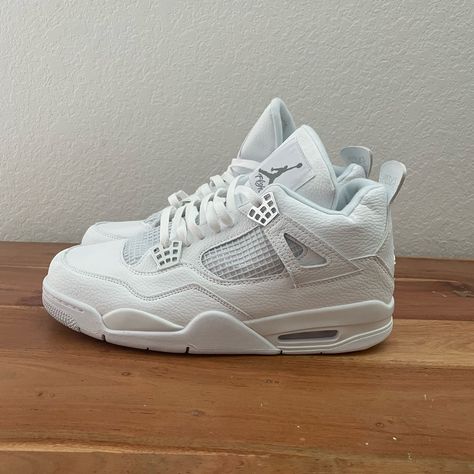 Jordan 4 “Pure Money” Brand New Size 11 Negotiable No Box Air Jordan 4 Pure Money, Jordan 4 Pure Money, Cute Jordans, Nike Shoes Women Fashion, Pretty Sneakers, Nike Air Jordan 4, Trendy Shoes Sneakers, Nike Fashion Shoes, Preppy Shoes