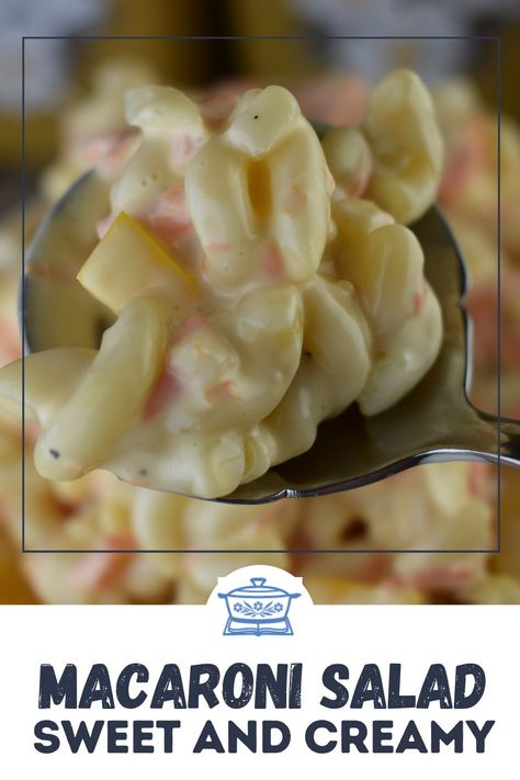 Macaroni Salad Recipe With Sweetened Condensed Milk, Macaroni Salad With Condensed Milk, Sweet Macaroni Salad Condensed Milk, Macaroni Salad With Eagle Brand Milk, Macaroni Salad With Sweet Condensed Milk, Creamy Macaroni Salad Recipe, Macronie Salad Recipe, Hellmans Macaroni Salad Recipe, Junkyard Salad Recipe