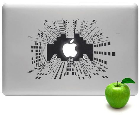 50 Creative MacBook Decals and Stickers «TwistedSifter Apple Computer Laptop, Mac Stickers, Macbook Decal Stickers, Mac Decals, Computer Decal, Laptop Design, Apple Stickers, Macbook Stickers, Macbook Decal