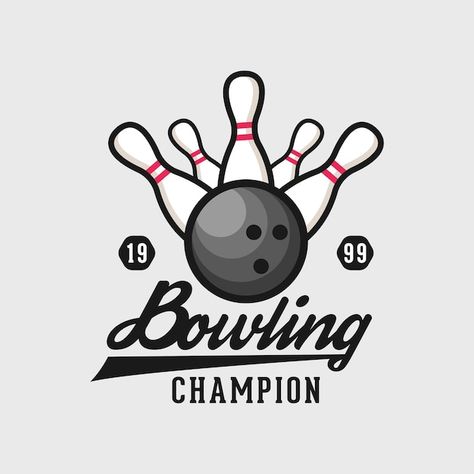 Bowling Logo Design, Bowling Logo, Diver Art, Sports Badge, Typography Lettering, Bowling Pins, Bowling Ball, Letter Z, Work Design