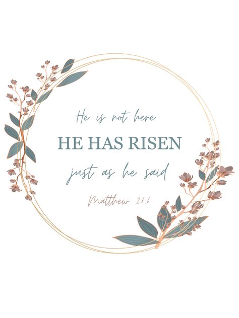 He Is Risen Quotes, Easter Bible Quotes, Easter Quotes Christian, Easter Verses, Easter Scriptures, Easter Bible Verses, Rise Quotes, Happy Easter Quotes, Motivational Bible Verses