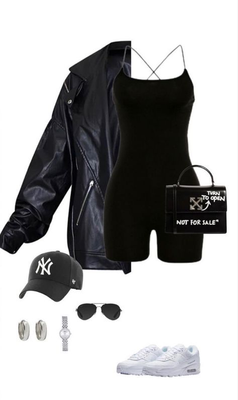 Black Unitard Outfit Ideas, Unitard Outfit Fashion, Unitard Outfit Winter, Black Unitard Outfit, Romper Outfit With Jacket, Unitard Outfit Ideas, Plt Outfit Ideas, Unitard Outfit, Black Romper Outfit