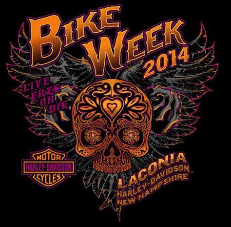 Take a look at all of the great T-Shirts we've designed for the 2014 Laconia Motorcycle Week.  You can pick yours up during bike week or give us a call to order yours. 603-279-4526   Limited quantities so don't wait! http://www.laconiamotorcycleweek.com/gear/ Sturgis Bike Week, Harley Davidson Artwork, Desert Road, Hd Design, Biker Babe, Harley Davidson Logo, Cool Graphics, Harley Davidson T Shirts, Bike Week