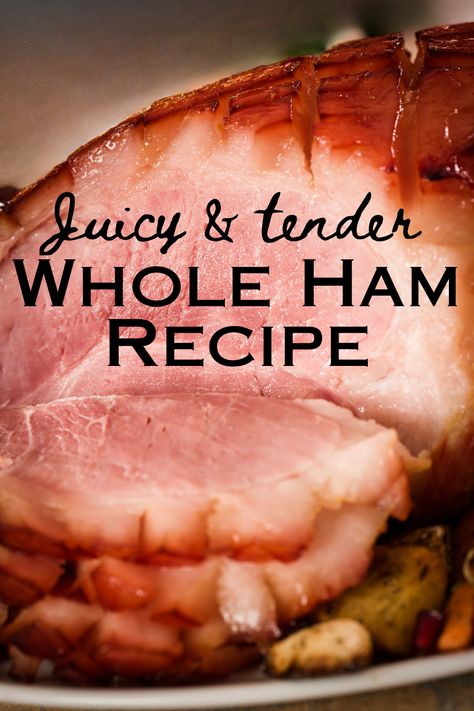 Are you ready to conquer the kitchen and create a mouthwatering Whole Ham Recipe masterpiece? I'm diving into the wonderful world of cooking a whole ham. Thick Sliced Ham Recipes, Best Ham Recipes Baked, How To Bake Ham In The Oven, Best Way To Cook A Ham, Cooking A Ham In The Oven, Ham In Oven Precooked, Boneless Ham Recipes, How To Make A Ham, Best Ham Glaze Recipe